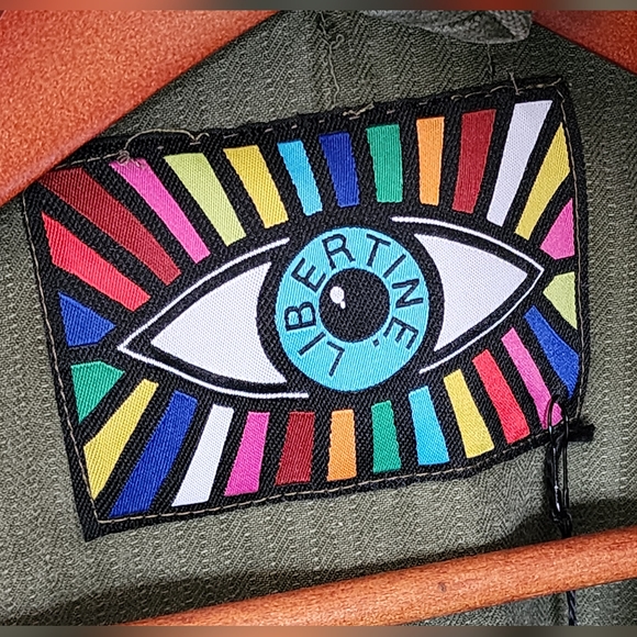 NEW! Libertine VINTAGE Beaded Seems Army Jacket - Picture 5 of 10